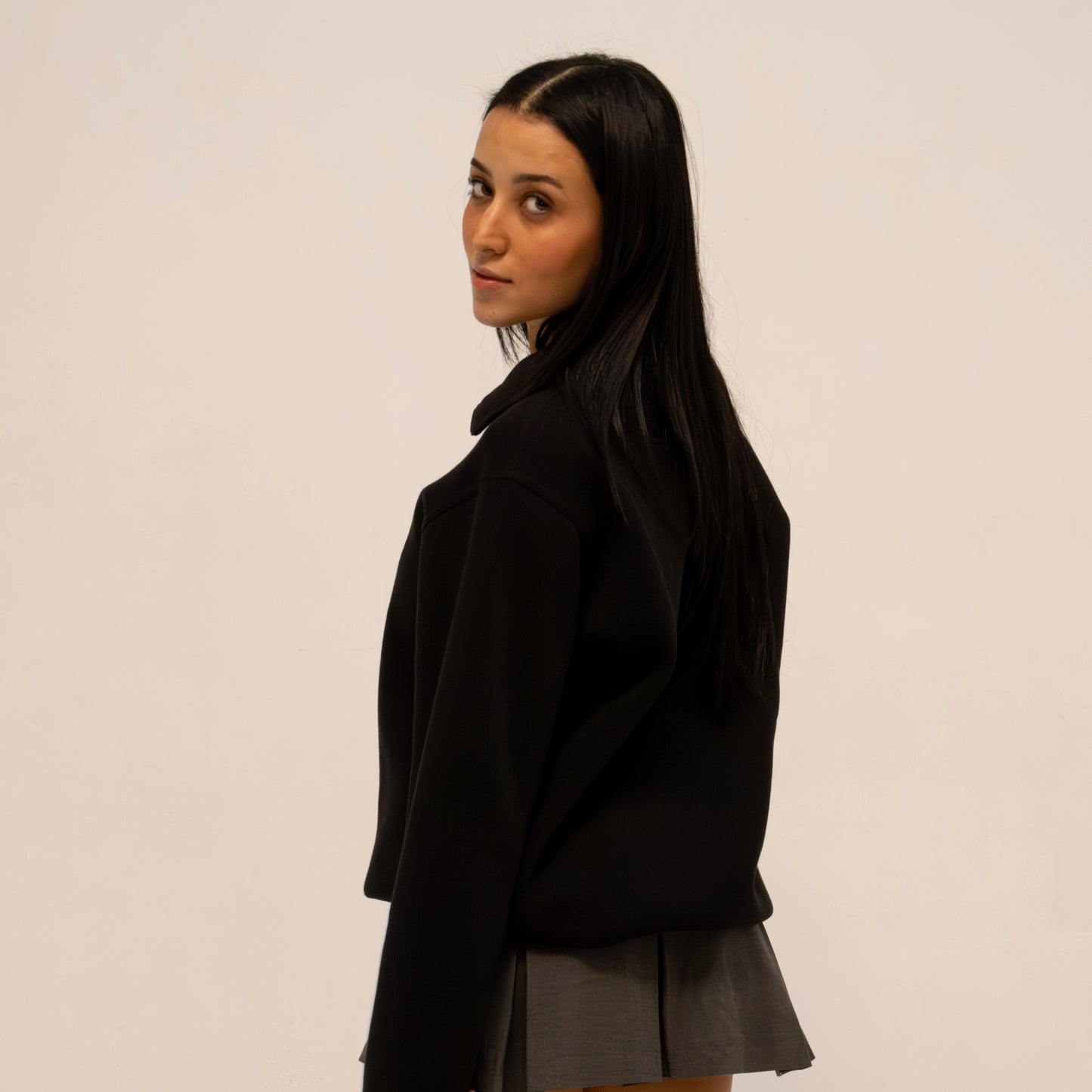 Black Quarter Zip