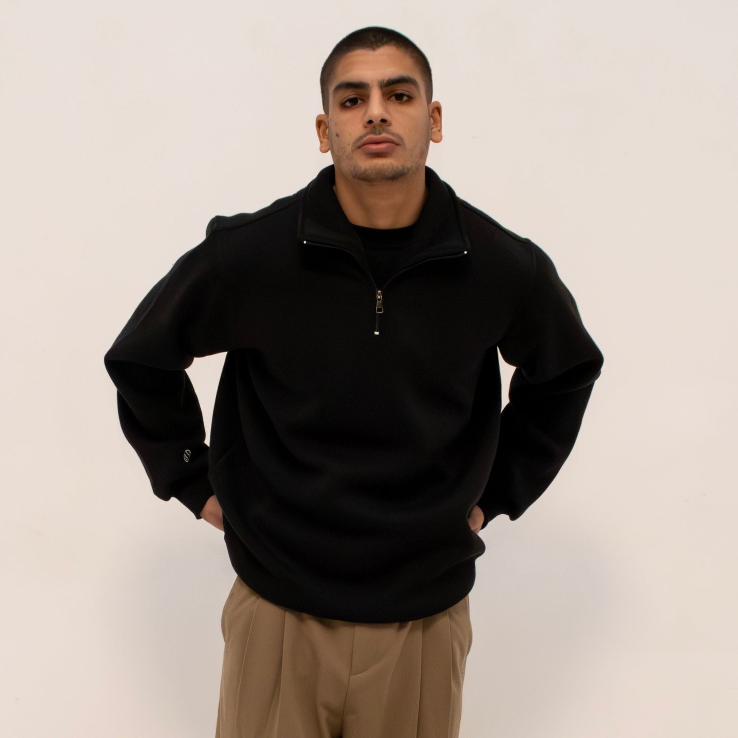 Black Quarter Zip