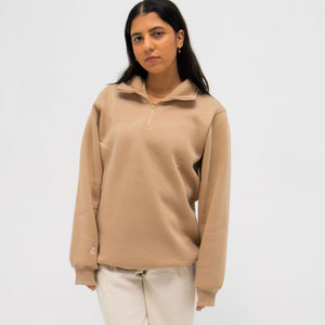 Beige Quarter Zip
