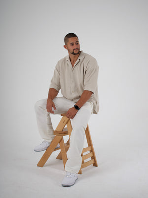 Off-White Linen Pants